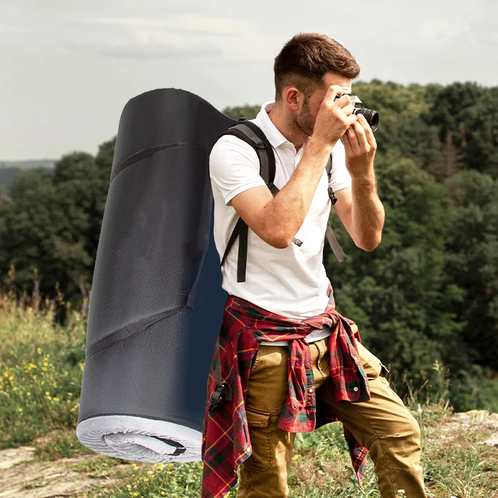 Tragbare Memory-Foam-Matratze – wasserdichter Bezug & Reisetasche