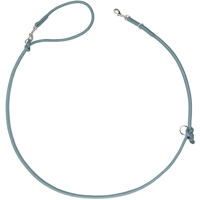 SOHO MINI Set Halsband & Leine | hellblau
