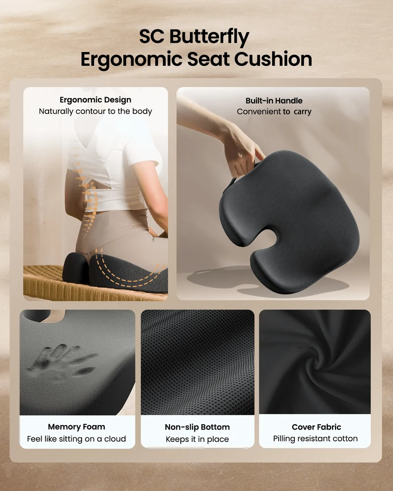 SC Butterfly Ergonomic Seat Cushion