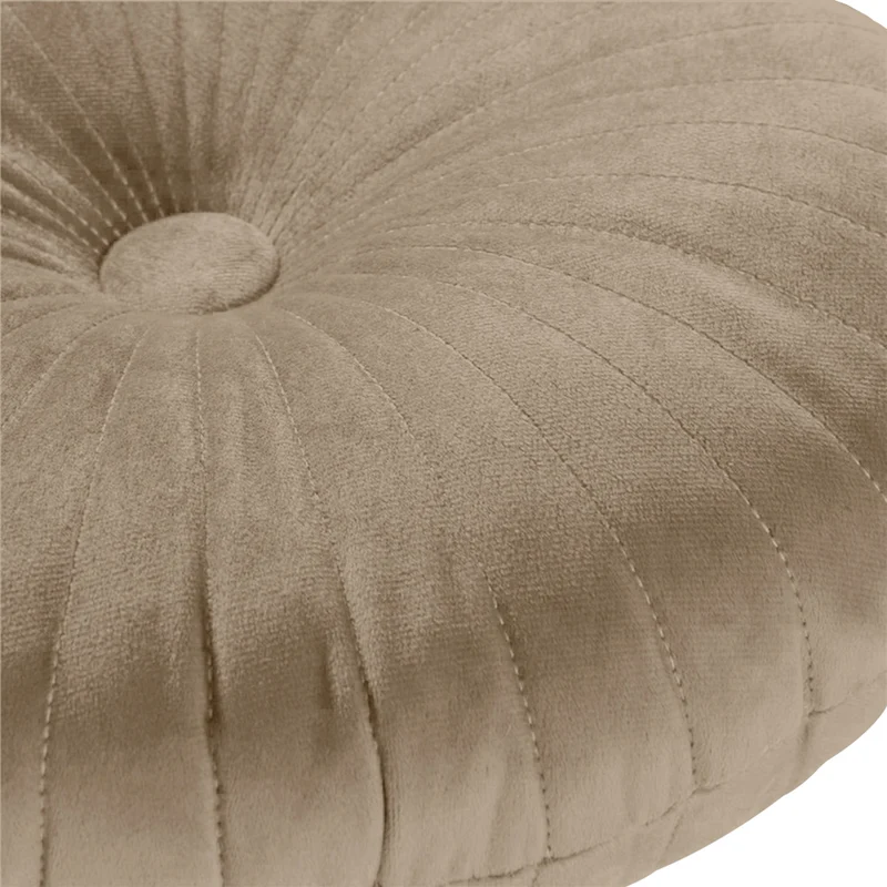 Cuscino Rotondo Zucca Effetto Velluto Circolari Per Divano Decorativo Letto 40 Cm
