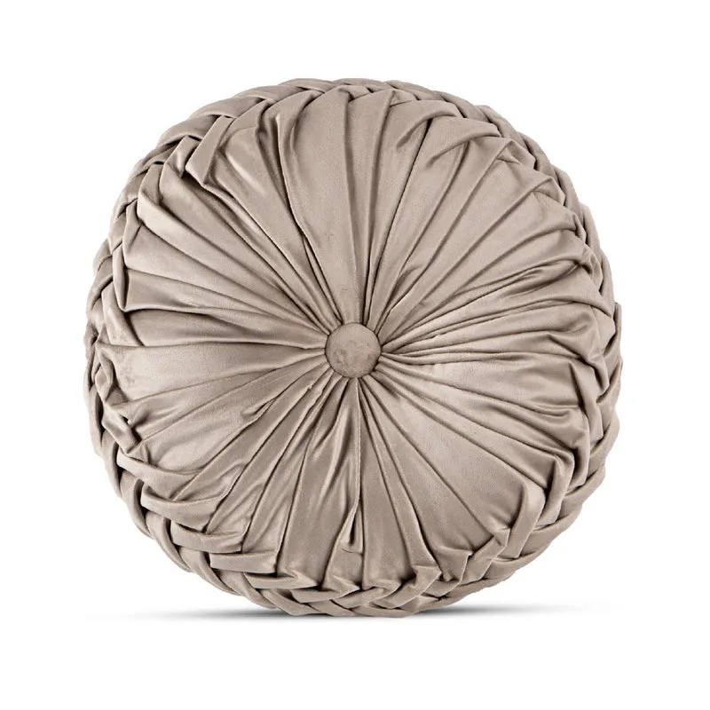 Cuscino Rotondo Zucca Effetto Velluto Circolari Per Divano Decorativo Letto 40 Cm
