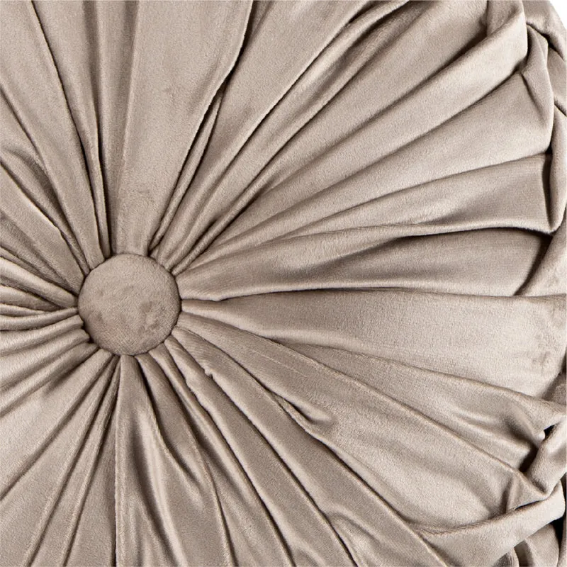 Cuscino Rotondo Zucca Effetto Velluto Circolari Per Divano Decorativo Letto 40 Cm
