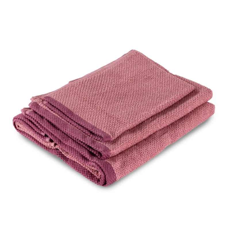 Set Asciugamani Bagno 3 Pezzi in Cotone 100% 430 GSM