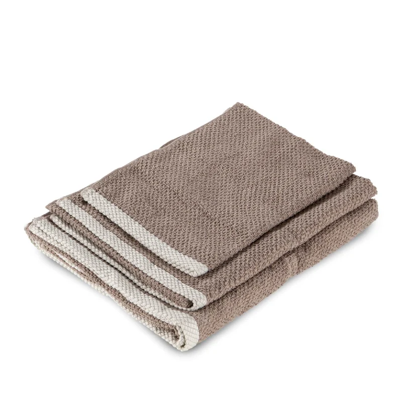Set Asciugamani Bagno 3 Pezzi in Cotone 100% 430 GSM