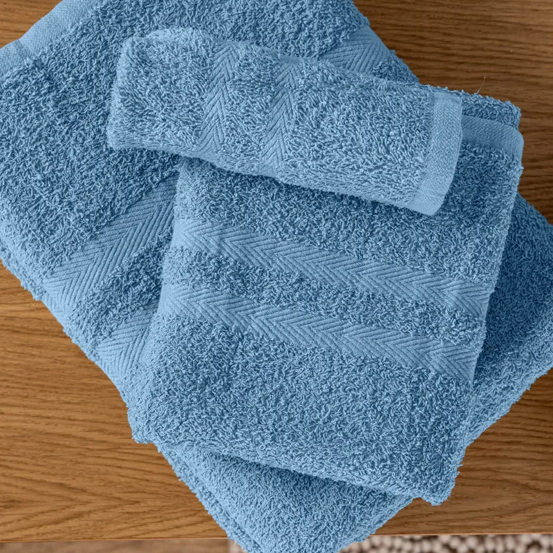 Set Asciugamani Bagno 6 Pezzi in Spugna di Cotone 400 g/m² Il Gruppone