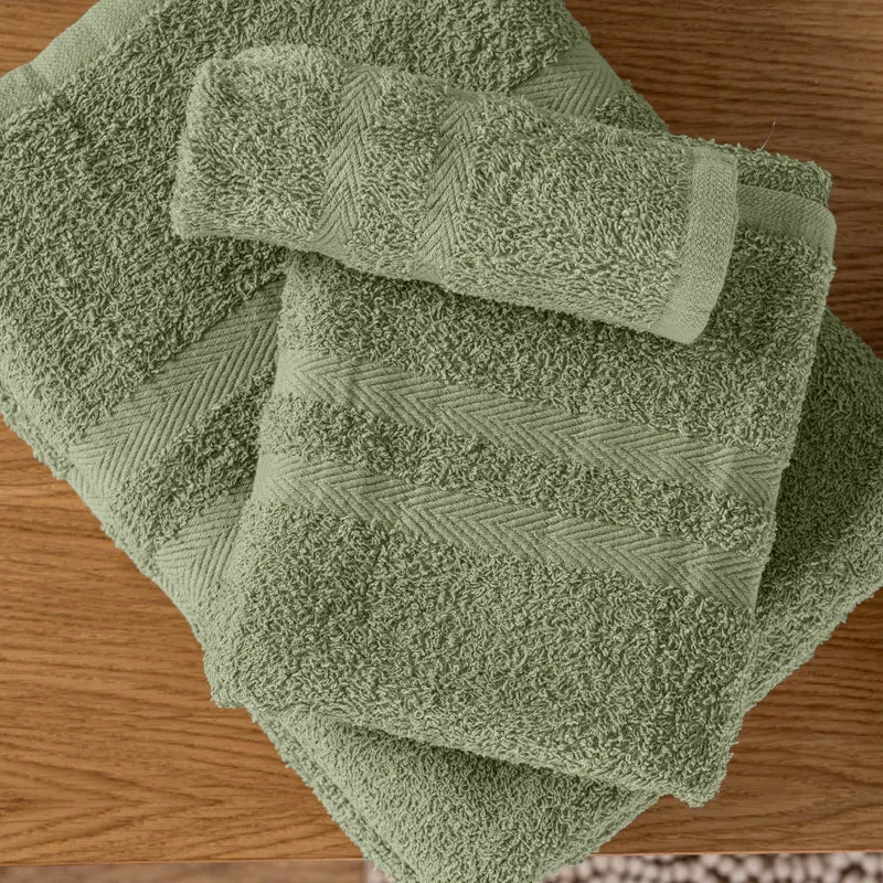 Set Asciugamani Bagno 6 Pezzi in Spugna di Cotone 400 g/m² Il Gruppone