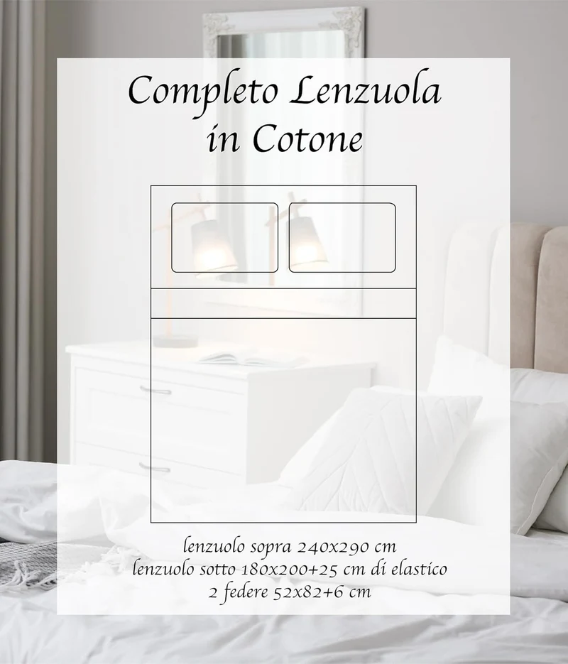 Completo Letto Misura matrimoniale Il Gruppone