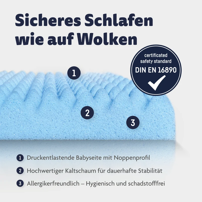 Wiegenmatratze Dr. Lübbe Air Plus 90x40 cm
