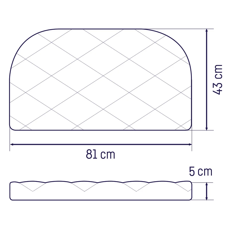 Beistellbettmatratze Dr. Lübbe Air Plus 81x43 cm