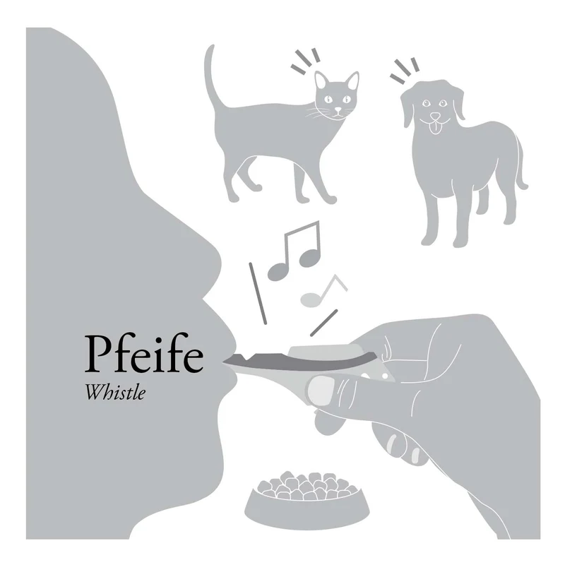 2-in-1 Clicker mit Umhängeband