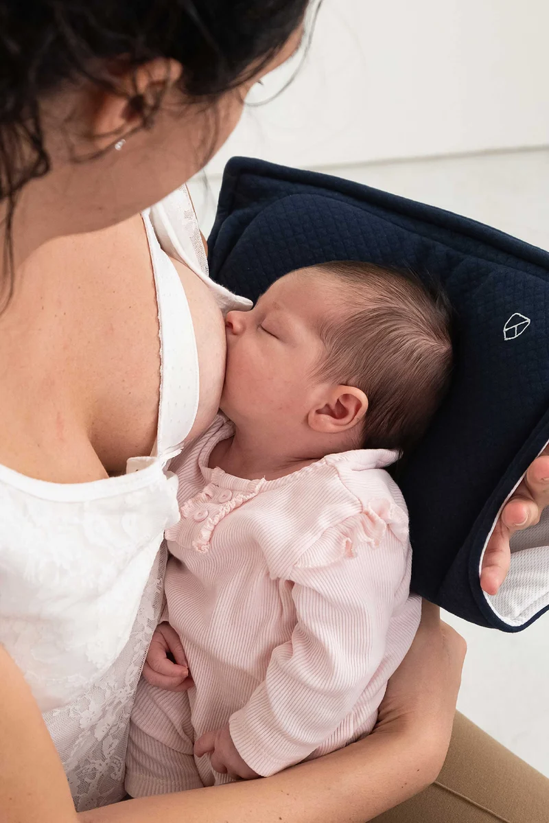 PERFECT HEAD BREASTFEEDING AIR Pillow for Plagiocephaly - Dark Blue