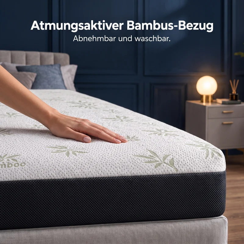 Premium Komfort Topper - Matratzen-Topper mit Gel-Memory-Schaum