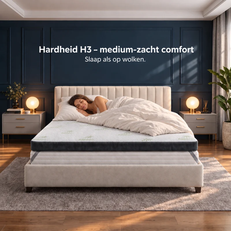 Premium Komfort Topper - Matratzen-Topper mit Gel-Memory-Schaum