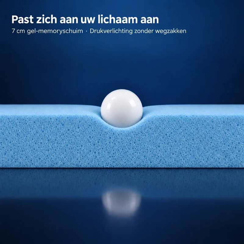 Premium Komfort Topper - Matratzen-Topper mit Gel-Memory-Schaum