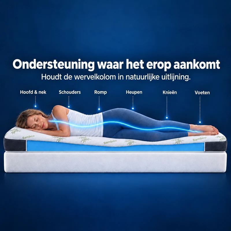 Premium Komfort Topper - Matratzen-Topper mit Gel-Memory-Schaum