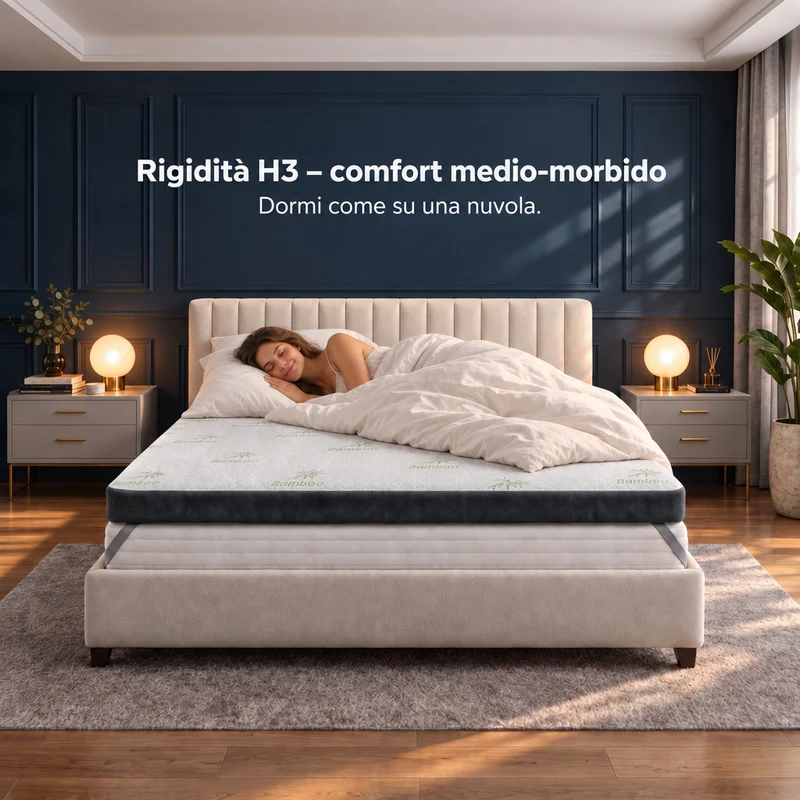 Premium Komfort Topper - Matratzen-Topper mit Gel-Memory-Schaum