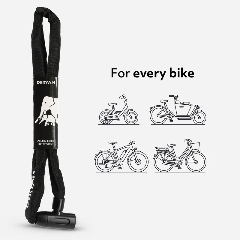 Kettenschloss – Fahrradschloss – Fatbike-Schloss – 100 cm