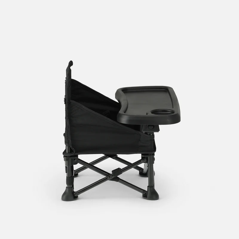 Pop 'N Sit Mini Kinderstuhl – Zusammenklappbarer Sitzerhöher – Schwarz
