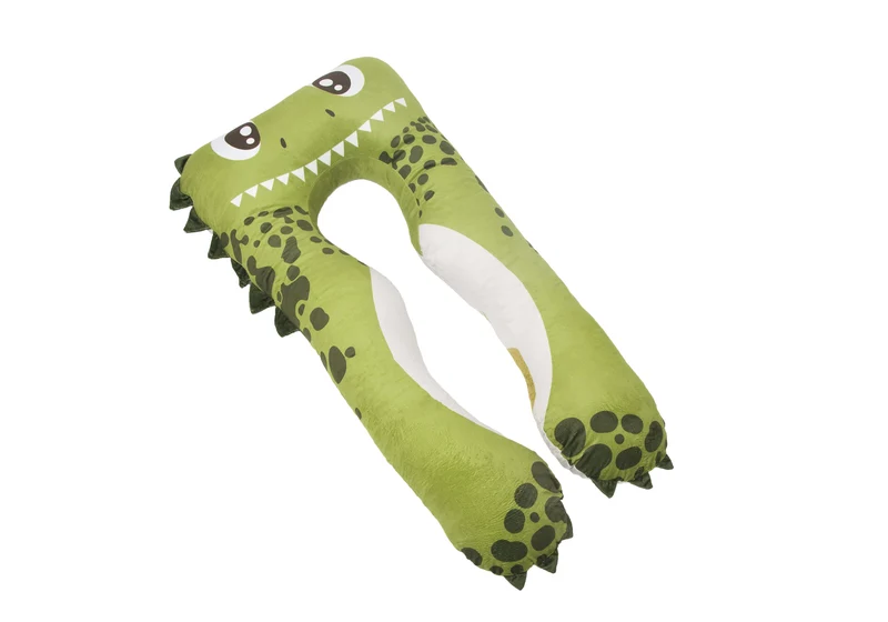 Ersatzbezug für Kinderkissen - Mikroplüsch (Dino)