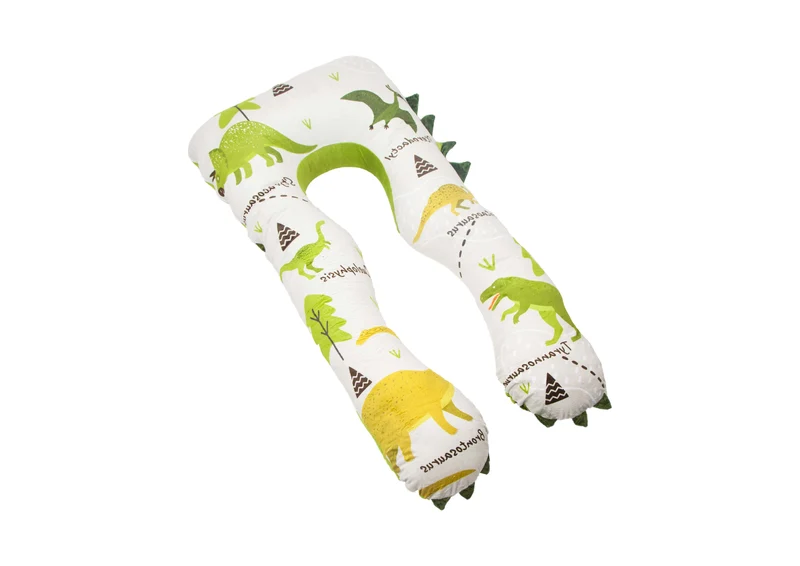 Ersatzbezug für Kinderkissen - Mikroplüsch (Dino)