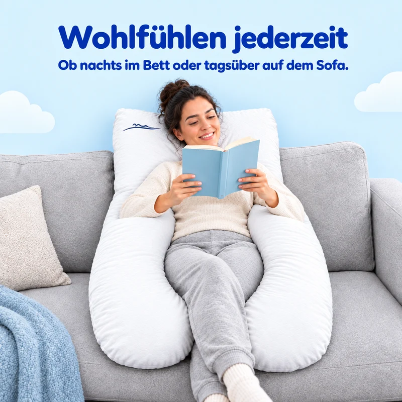 KomfortKissen™ Premium – Ergonomisches Körperkissen