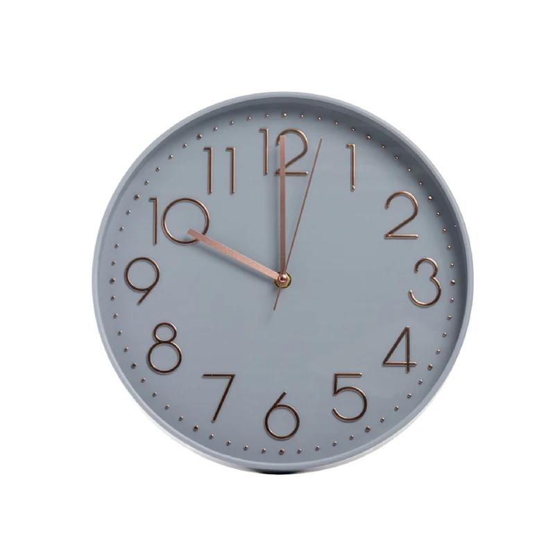 Orologio da Parete 30 cm Moderno Design Minimalista con numeri in Rilievo Il Gruppone