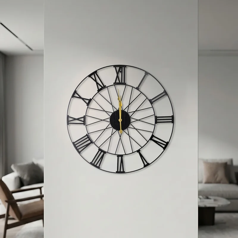 Orologio da Parete Grande 57 cm Design Scheletro Il Gruppone