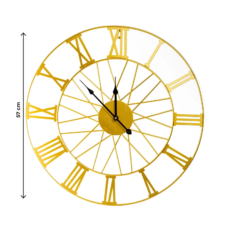 Orologio da Parete Grande 57 cm Design Scheletro Il Gruppone