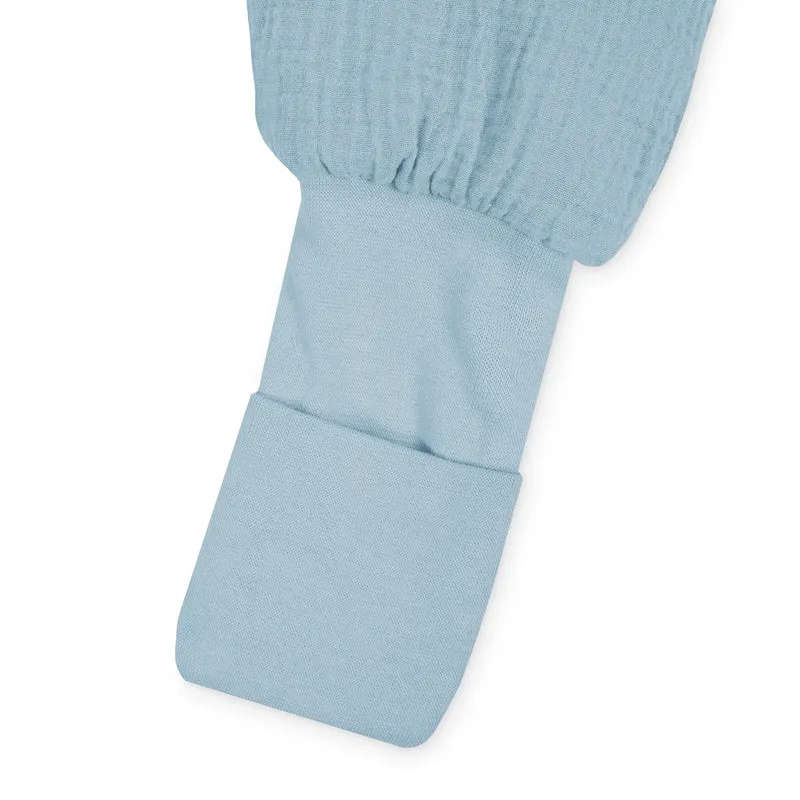 Musselin Schlafoverall Player, Denim