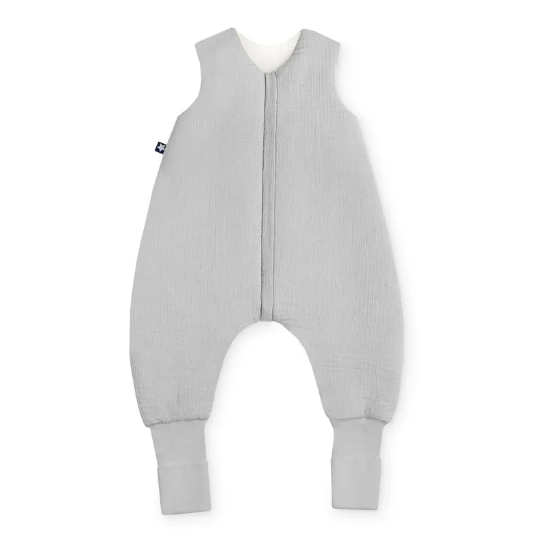 Musselin Schlafoverall Player, Grey