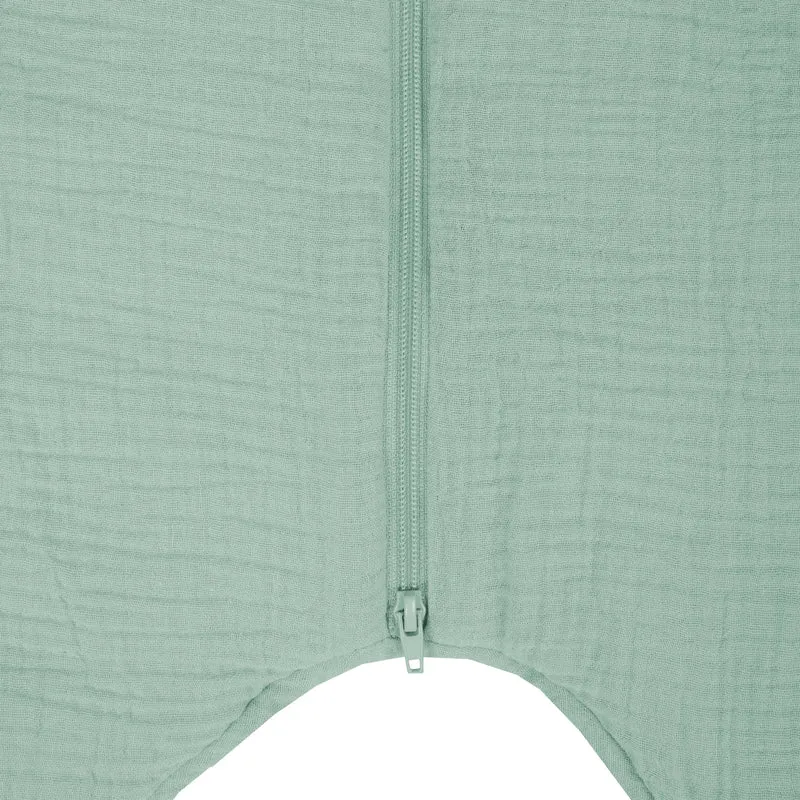 Musselin Schlafoverall Player, Green