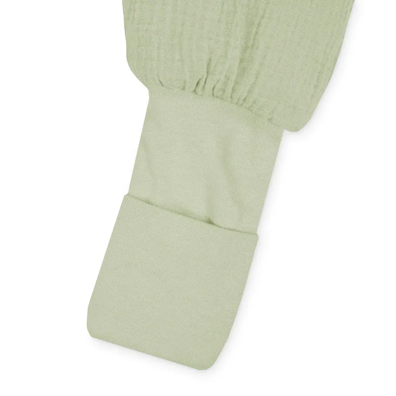 Musselin Schlafoverall Player, Lime