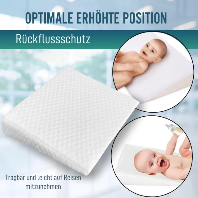 Anti-Reflux Baby Kissen Postural | Abnehmbarer Bezug