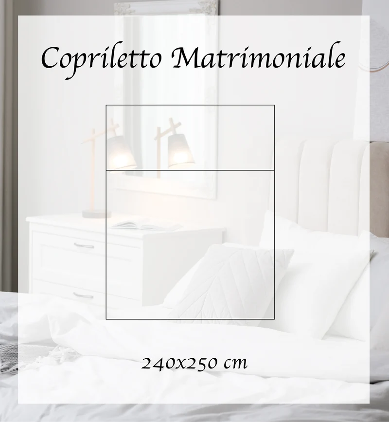 Copriletto Estivo Due Piazze Primavera Estate 100% Il Gruppone