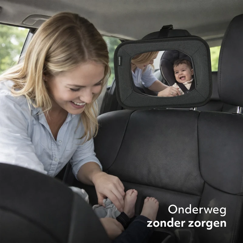Baby-Autospiegel, schwarz