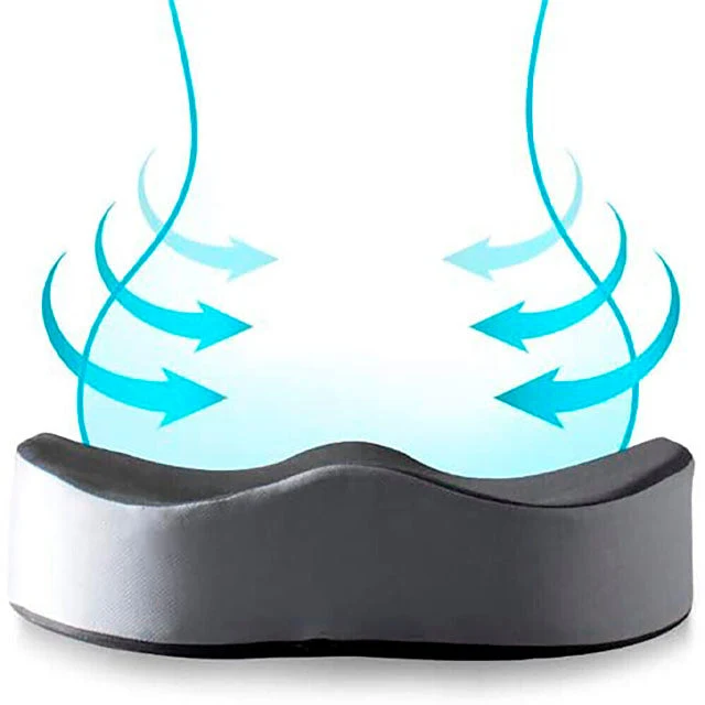 Ergonomisches Viscoelastisches Kissen mit Coccyx-Loch | Komfort
