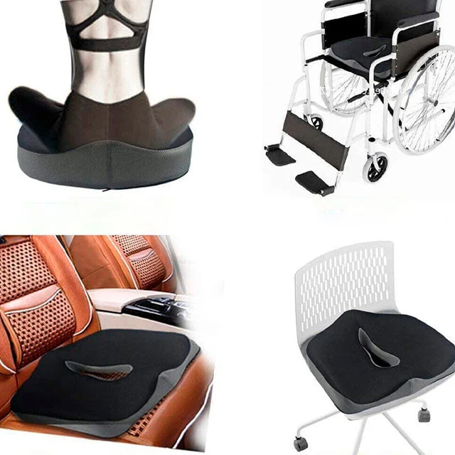 Ergonomisches Viscoelastisches Kissen mit Coccyx-Loch | Komfort
