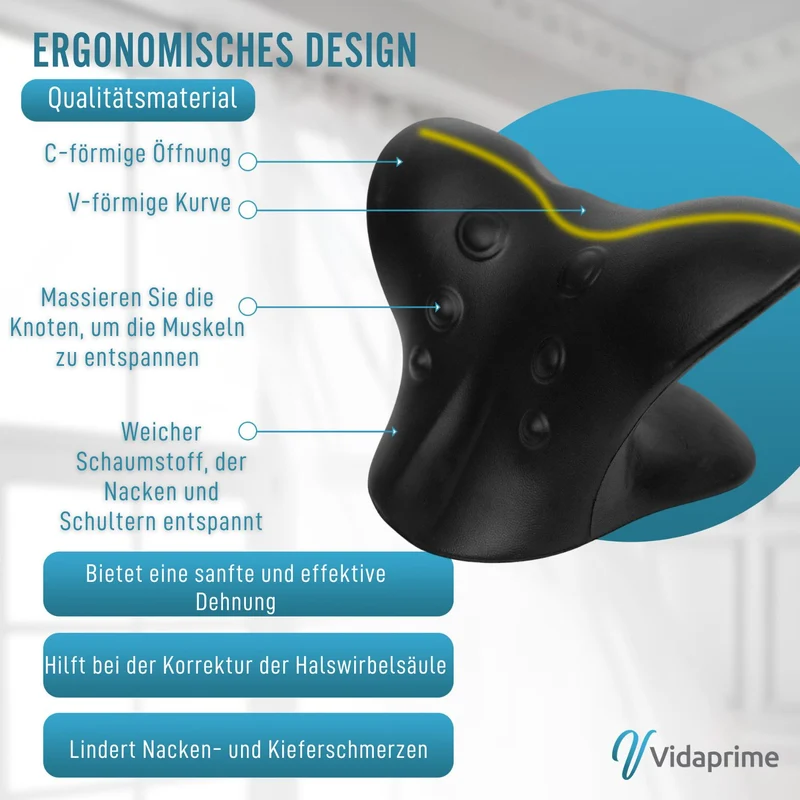 Chiropraktisches Nackenstützkissen | Haltungskorrekturkissen