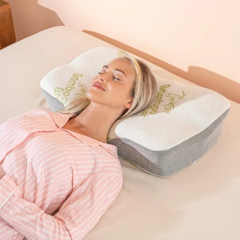 Cuscino Memory Foam Ergonomico in Fibra di Bambù Il Gruppone