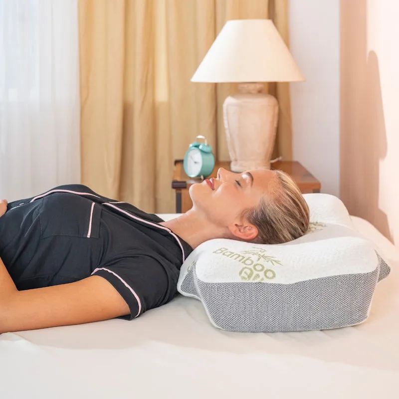 Cuscino Memory Foam Ergonomico in Fibra di Bambù Il Gruppone