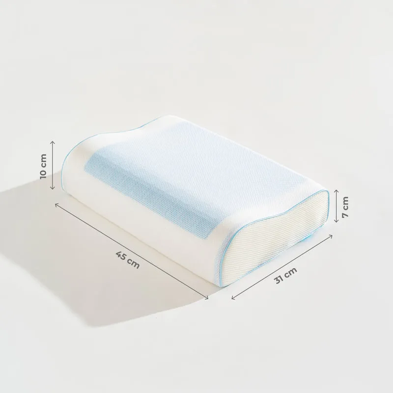 Cuscino Bambini Memory Foam Doppia Onda 47x32 cm Il Gruppone