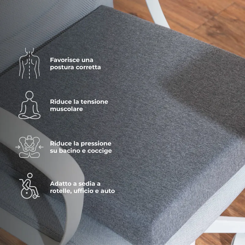 Cuscino per Sedia a Rotelle Antidecubito Memory Foam Il Gruppone