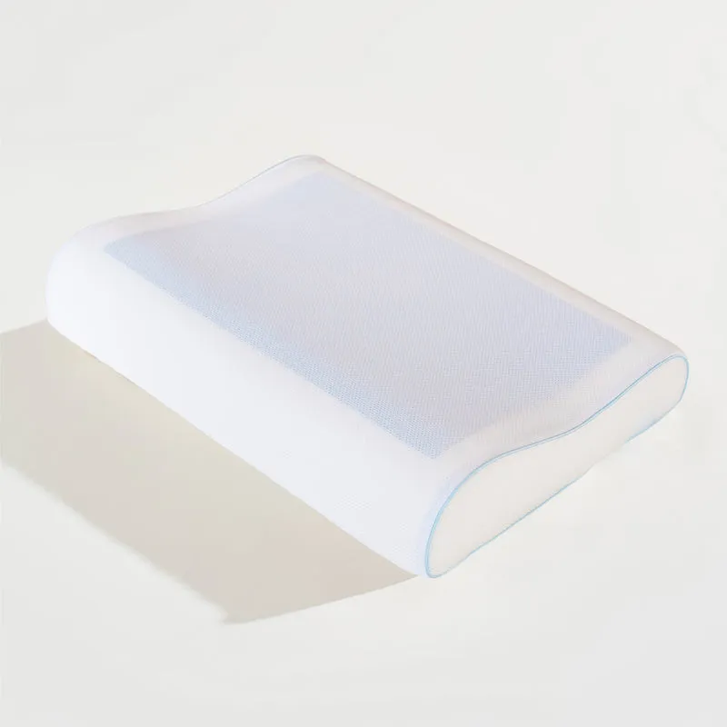 Cuscino Cervicale Memory Foam Con Gel Rinfrescante Doppia Onda Il Gruppone