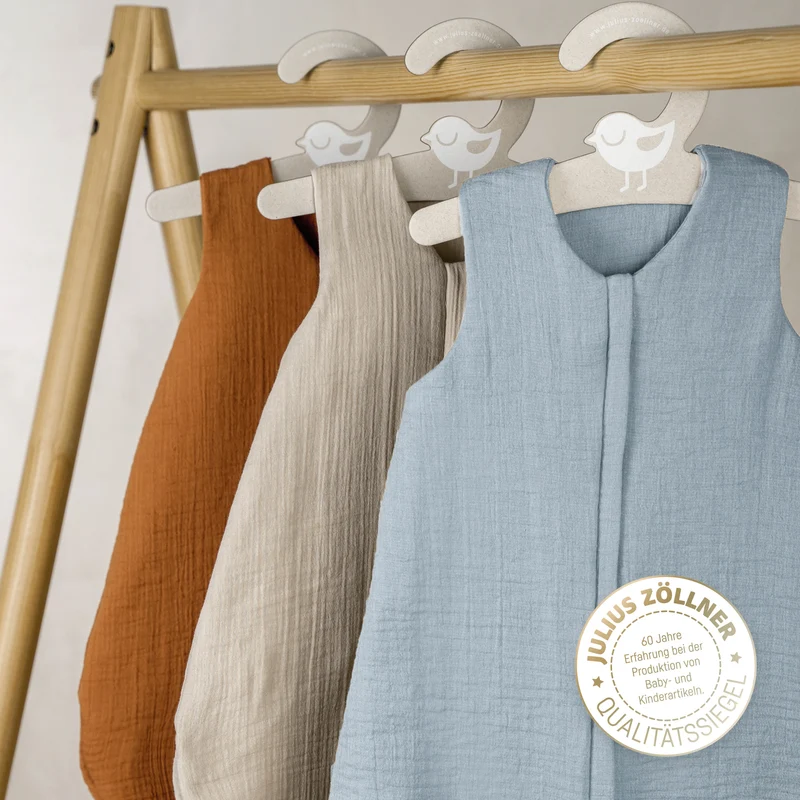Musselin Sommerschlafsack, Denim