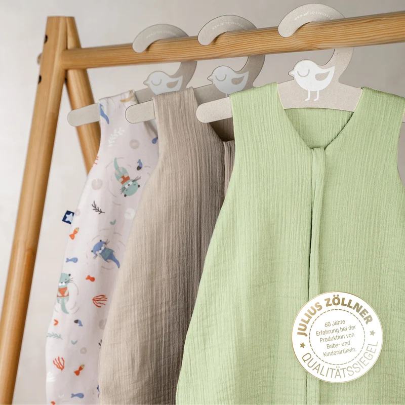 Musselin Sommerschlafsack, Lime