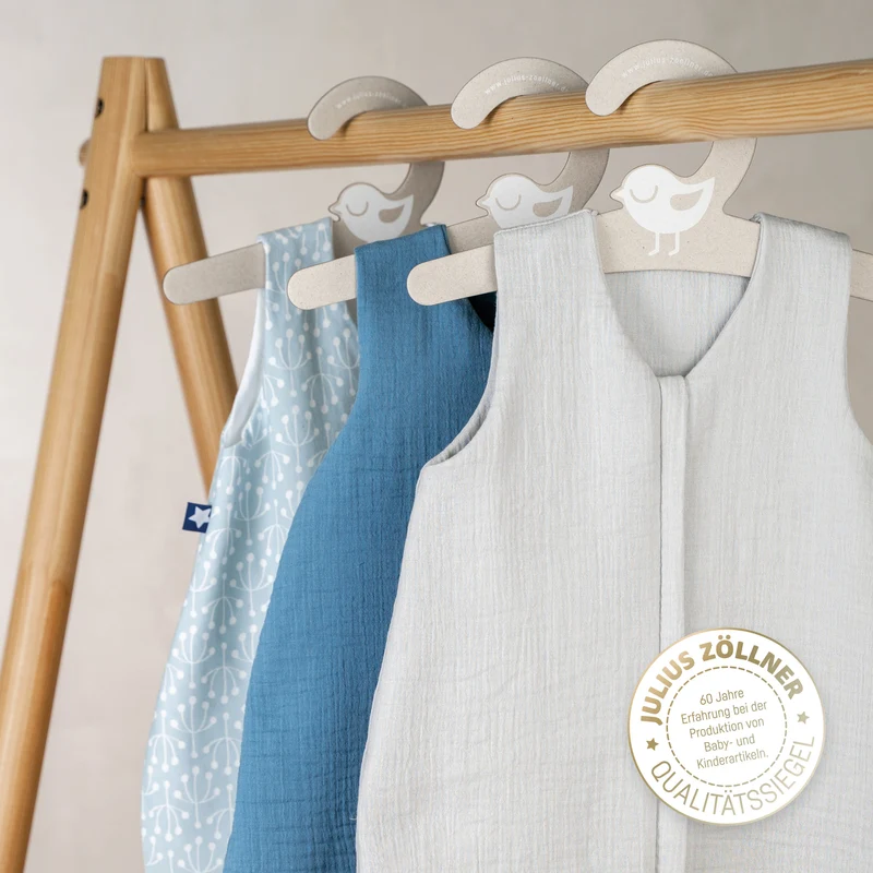 Musselin Sommerschlafsack, Grau