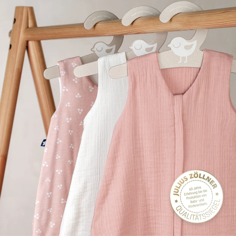 Musselin Sommerschlafsack, Dusty rose