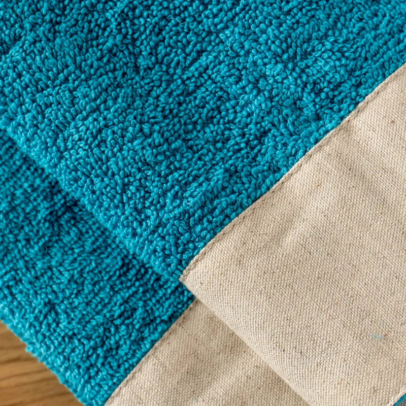 Set Asciugamani Bagno 2 Pezzi con Balza in Lino Il Gruppone
