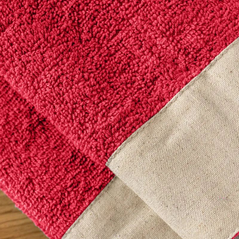 Set Asciugamani Bagno 2 Pezzi con Balza in Lino Il Gruppone