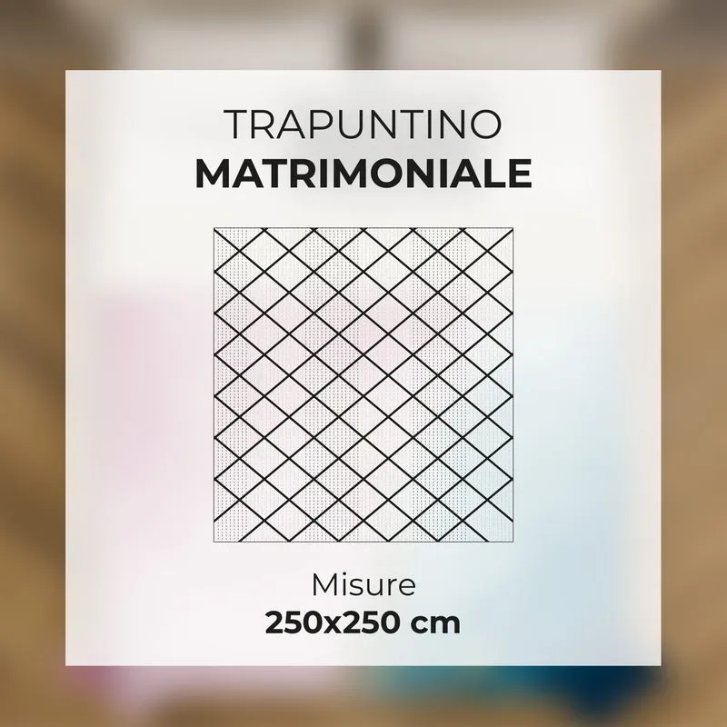 Copriletto Trapuntato Matrimoniale Elegante Il Gruppone